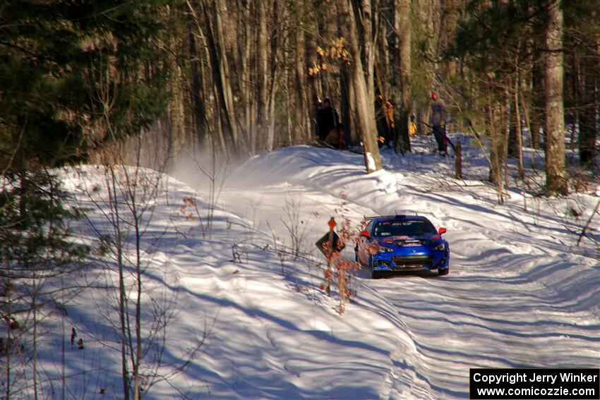 Santiago Iglesias / R.J. Kassel Subaru BRZ on SS13, Sage Creek-Vondette.