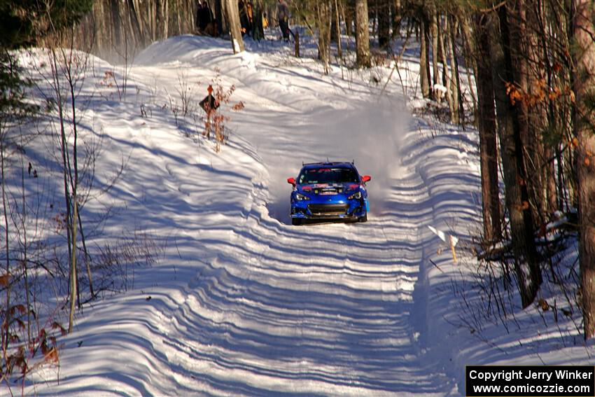 Santiago Iglesias / R.J. Kassel Subaru BRZ on SS13, Sage Creek-Vondette.