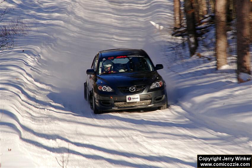 Sandy Liversidge / Tiago Lourenco Mazda Speed 3 on SS13, Sage Creek-Vondette.