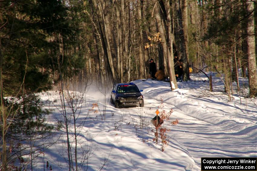 Evan Mosley / Brandon Opperthauser Subaru WRX on SS13, Sage Creek-Vondette.
