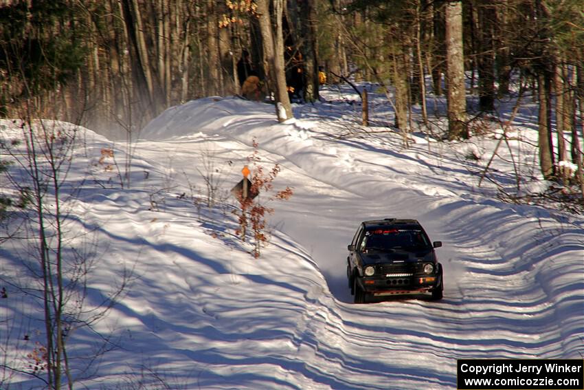 Andy Cowan / John Vinti VW Jetta VR6 on SS13, Sage Creek-Vondette.