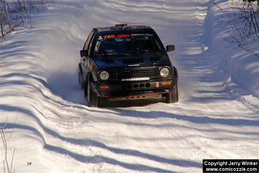 Andy Cowan / John Vinti VW Jetta VR6 on SS13, Sage Creek-Vondette.