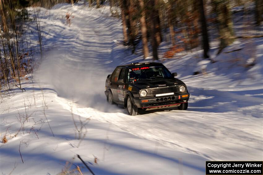 Andy Cowan / John Vinti VW Jetta VR6 on SS13, Sage Creek-Vondette.