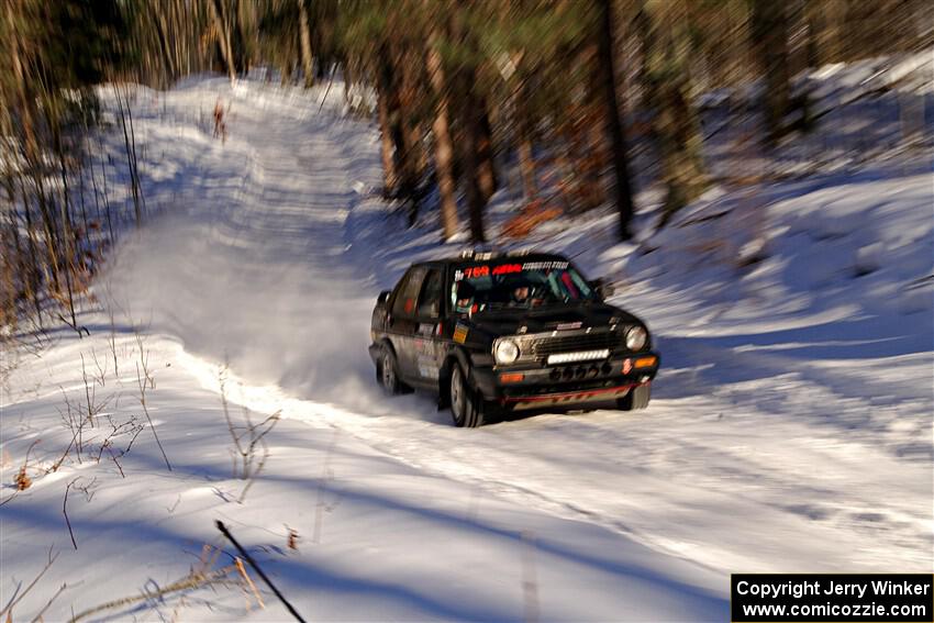 Andy Cowan / John Vinti VW Jetta VR6 on SS13, Sage Creek-Vondette.