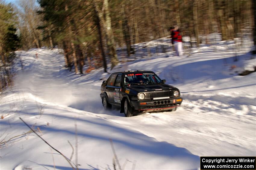 Andy Cowan / John Vinti VW Jetta VR6 on SS13, Sage Creek-Vondette.