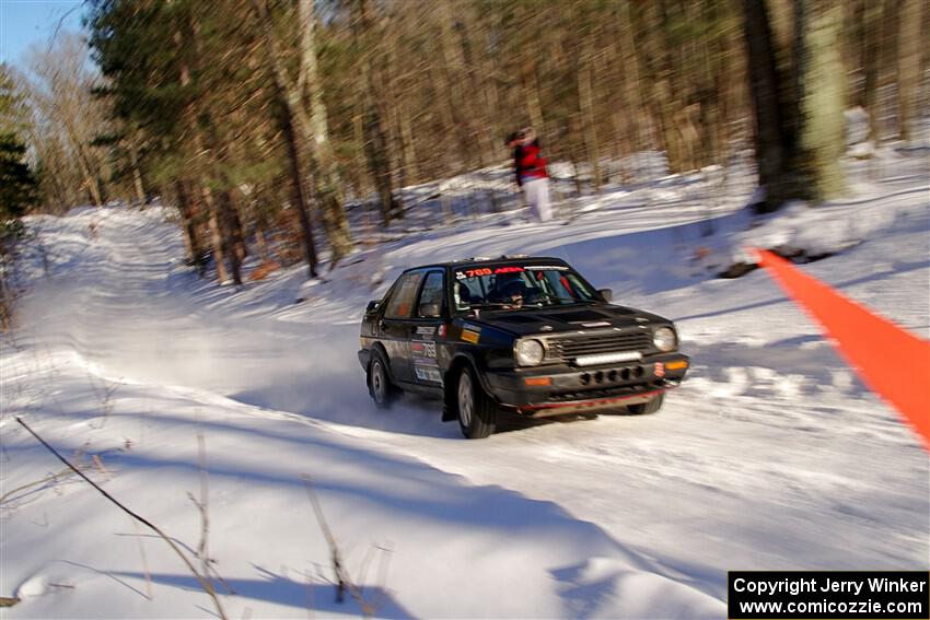 Andy Cowan / John Vinti VW Jetta VR6 on SS13, Sage Creek-Vondette.