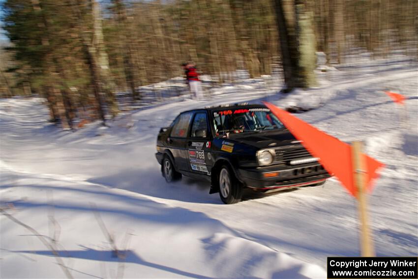Andy Cowan / John Vinti VW Jetta VR6 on SS13, Sage Creek-Vondette.