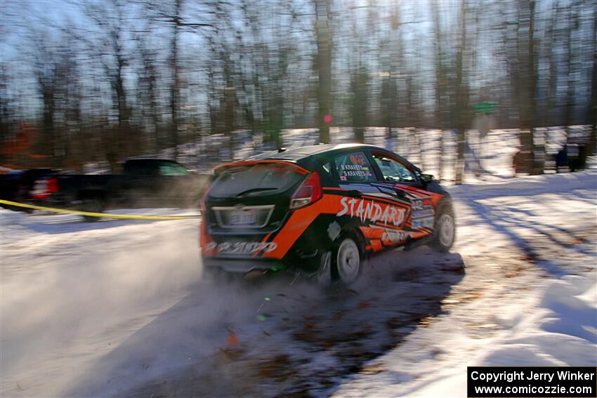 Stepan Kravets / Bohdan Kravets Ford Fiesta ST on SS13, Sage Creek-Vondette.