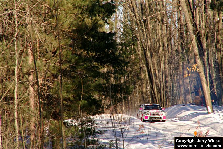 Brad Hayosh / Neil Moser Subaru WRX STi on SS13, Sage Creek-Vondette.