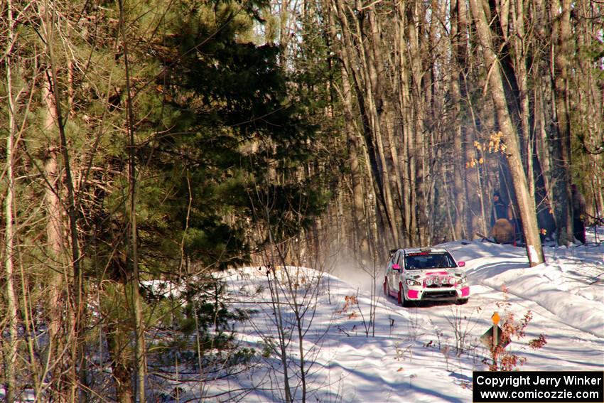 Brad Hayosh / Neil Moser Subaru WRX STi on SS13, Sage Creek-Vondette.