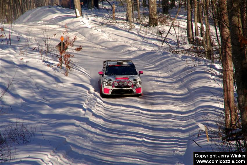 Brad Hayosh / Neil Moser Subaru WRX STi on SS13, Sage Creek-Vondette.