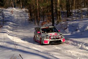 Brad Hayosh / Neil Moser Subaru WRX STi on SS13, Sage Creek-Vondette.