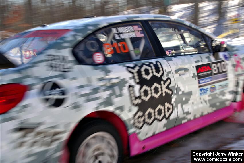 Brad Hayosh / Neil Moser Subaru WRX STi on SS13, Sage Creek-Vondette.