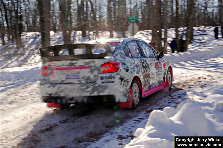 Brad Hayosh / Neil Moser Subaru WRX STi on SS13, Sage Creek-Vondette.