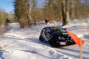 Scott James / Michelle Donovan VW GTI on SS13, Sage Creek-Vondette.