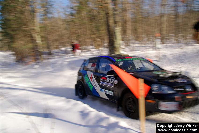 Scott James / Michelle Donovan VW GTI on SS13, Sage Creek-Vondette.