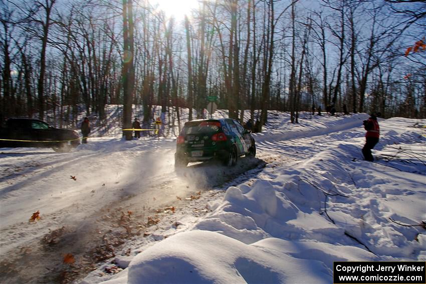 Scott James / Michelle Donovan VW GTI on SS13, Sage Creek-Vondette.