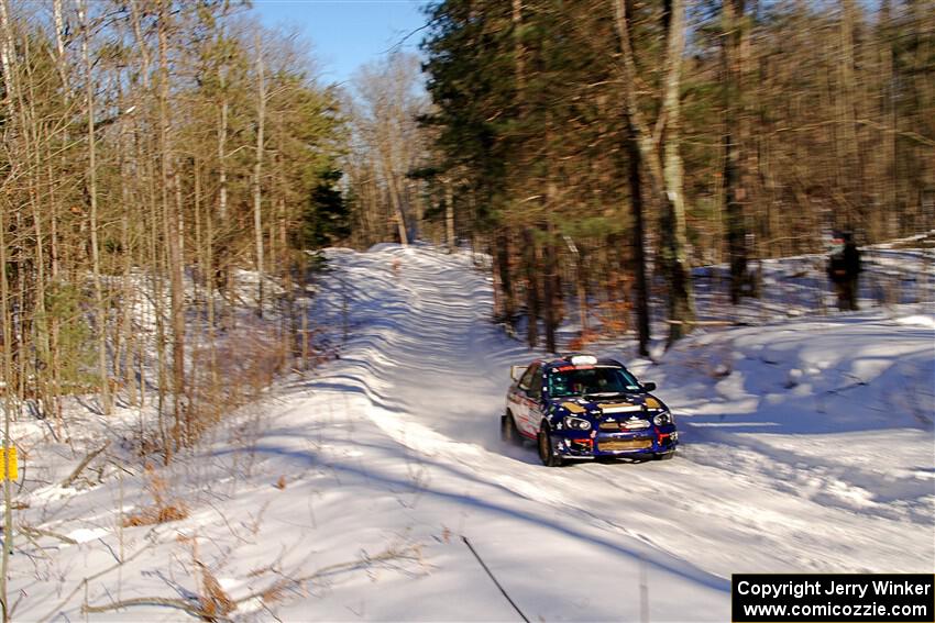 Mike Carr / Jeremy Agostino Subaru WRX STi on SS13, Sage Creek-Vondette.
