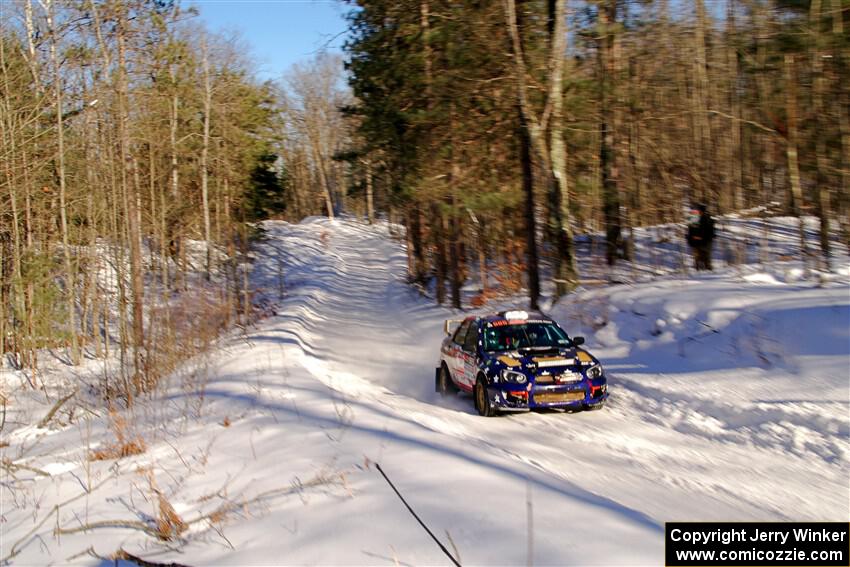 Mike Carr / Jeremy Agostino Subaru WRX STi on SS13, Sage Creek-Vondette.
