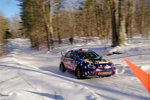Mike Carr / Jeremy Agostino Subaru WRX STi on SS13, Sage Creek-Vondette.