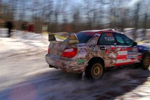 Mike Carr / Jeremy Agostino Subaru WRX STi on SS13, Sage Creek-Vondette.