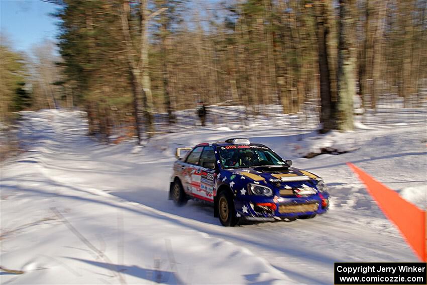 Mike Carr / Jeremy Agostino Subaru WRX STi on SS13, Sage Creek-Vondette.