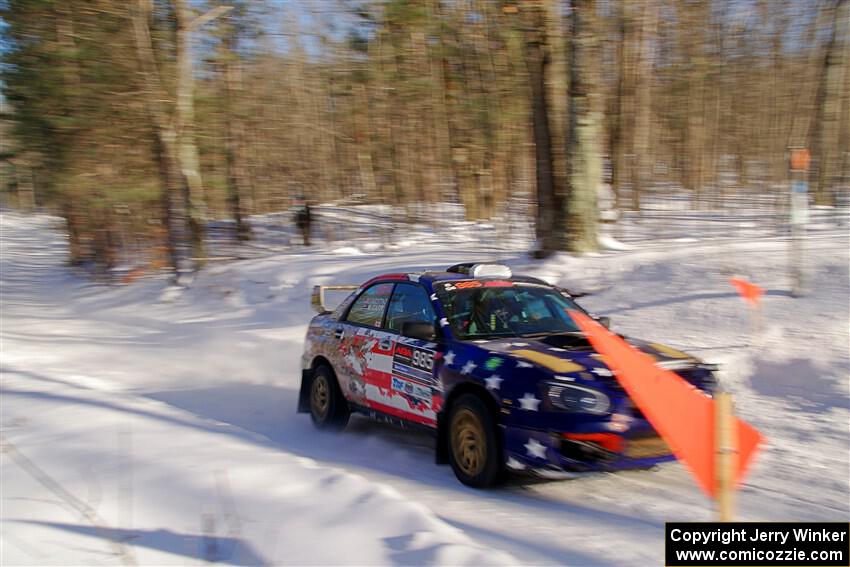 Mike Carr / Jeremy Agostino Subaru WRX STi on SS13, Sage Creek-Vondette.