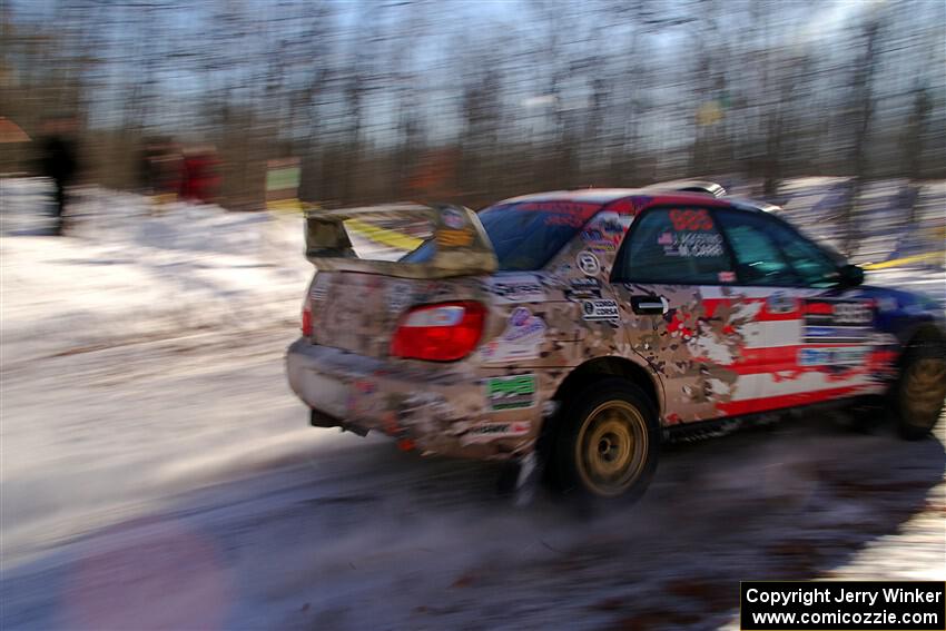 Mike Carr / Jeremy Agostino Subaru WRX STi on SS13, Sage Creek-Vondette.