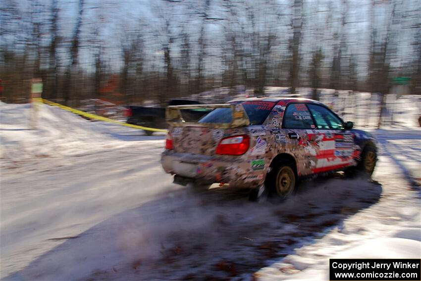 Mike Carr / Jeremy Agostino Subaru WRX STi on SS13, Sage Creek-Vondette.