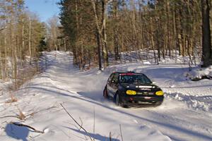 Chase Blakely / Mike Callaway VW GTI GLX on SS13, Sage Creek-Vondette.