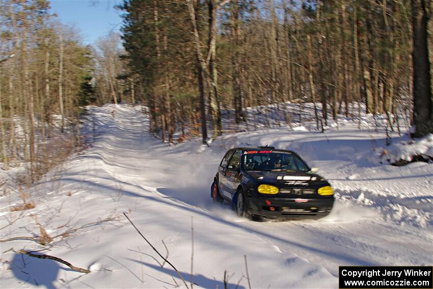 Chase Blakely / Mike Callaway VW GTI GLX on SS13, Sage Creek-Vondette.