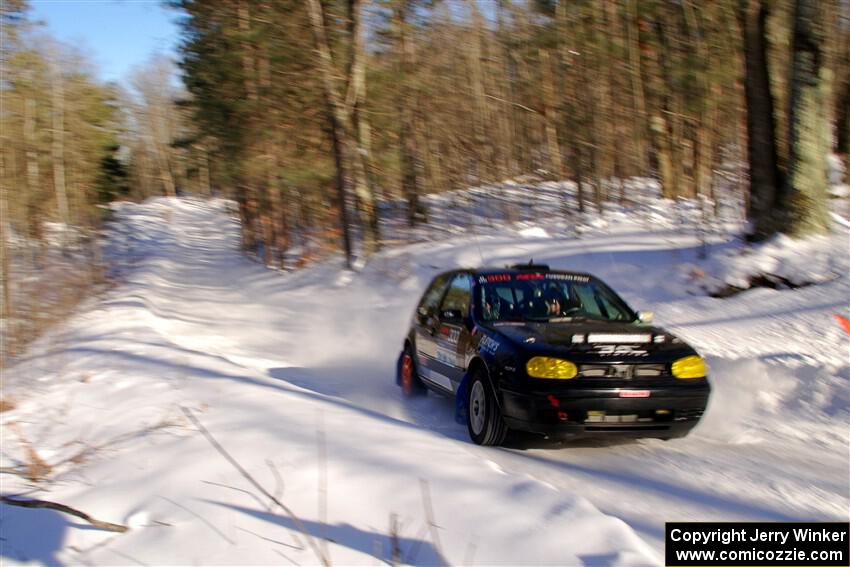 Chase Blakely / Mike Callaway VW GTI GLX on SS13, Sage Creek-Vondette.