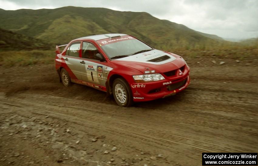 David Higgins / Daniel Barritt Mitsubishi Lancer Evo 8 on Del Sur 1