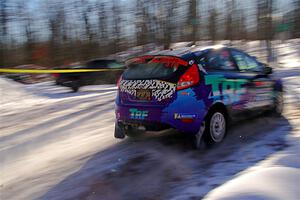 Imogen Thompson / Steve Harrell Ford Fiesta on SS13, Sage Creek-Vondette.