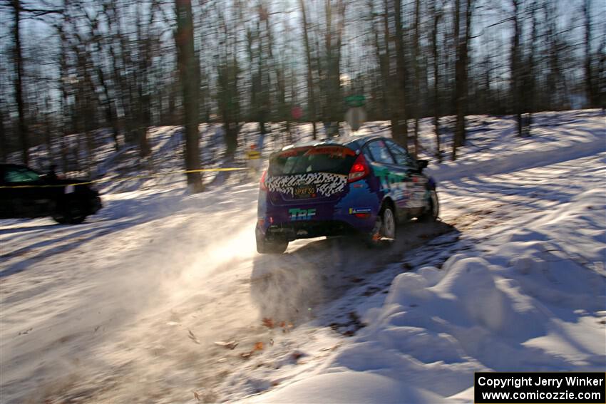 Imogen Thompson / Steve Harrell Ford Fiesta on SS13, Sage Creek-Vondette.