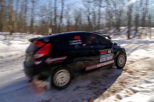 John Barnett / Lucas Laeser Ford Fiesta ST on SS13, Sage Creek-Vondette.