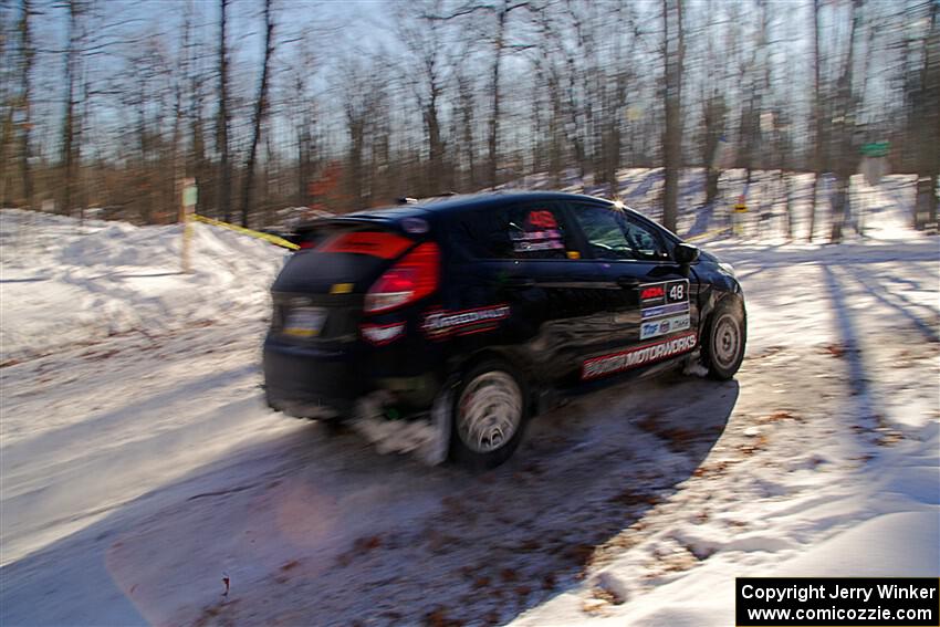 John Barnett / Lucas Laeser Ford Fiesta ST on SS13, Sage Creek-Vondette.