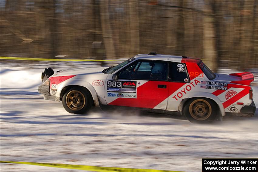 Bryce Murphy / Braxton Murphy Toyota Celica GTS on SS13, Sage Creek-Vondette.