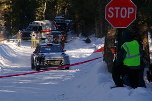 Alastair Scully / Stefan Trajkov Hyundai i20 Rally2 on SS15, Agren-Hunters II.