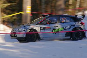 Alastair Scully / Stefan Trajkov Hyundai i20 Rally2 on SS15, Agren-Hunters II.
