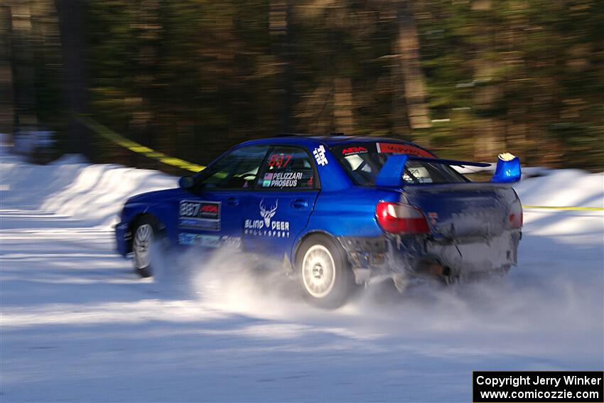 Jimmy Pelizzari / Bryce Proseus Subaru WRX on SS15, Agren-Hunters II.