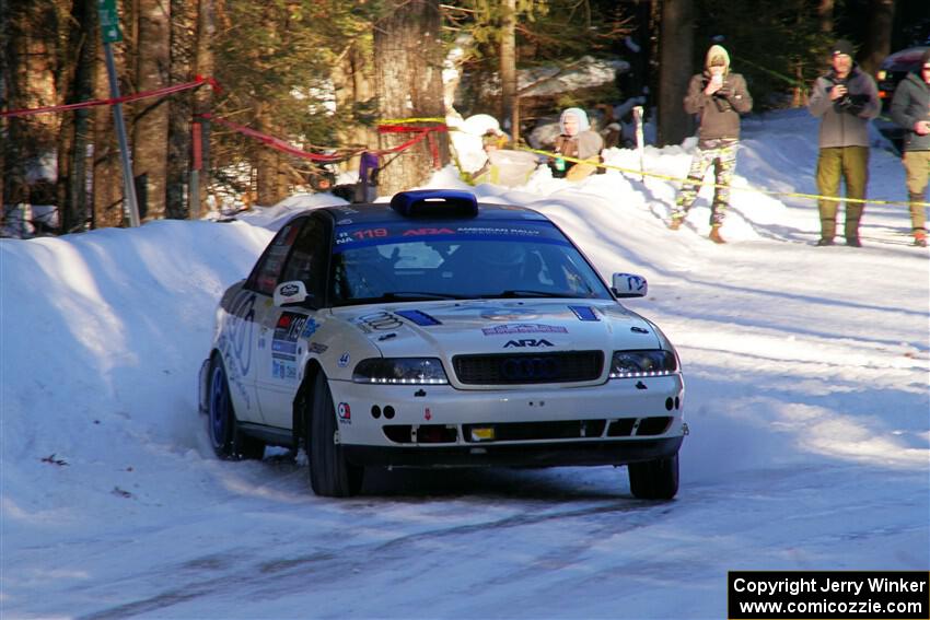 Tim Michel / Zack Goldstein Audi A4 Quattro on SS15, Agren-Hunters II.