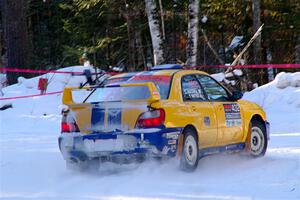 Tom Mayer / Dillon McKenna Subaru WRX on SS15, Agren-Hunters II.