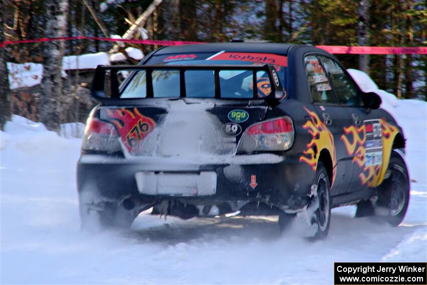 Sam Jacques / Kyle Cooper Subaru Impreza on SS15, Agren-Hunters II.