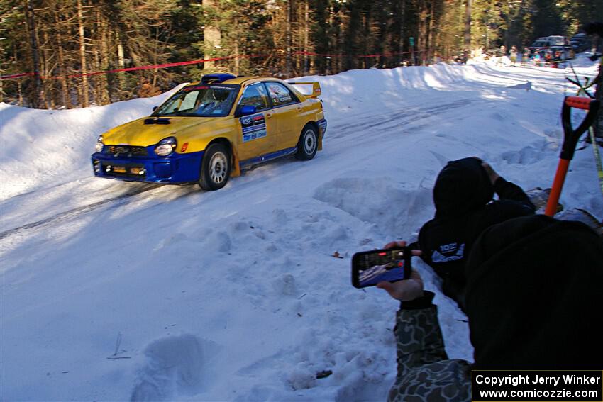 Tom Mayer / Dillon McKenna Subaru WRX on SS15, Agren-Hunters II.