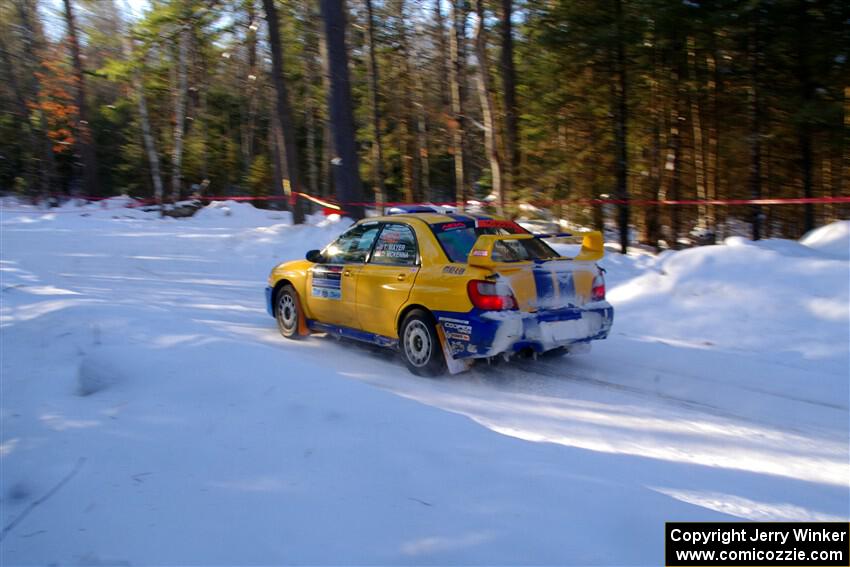 Tom Mayer / Dillon McKenna Subaru WRX on SS15, Agren-Hunters II.