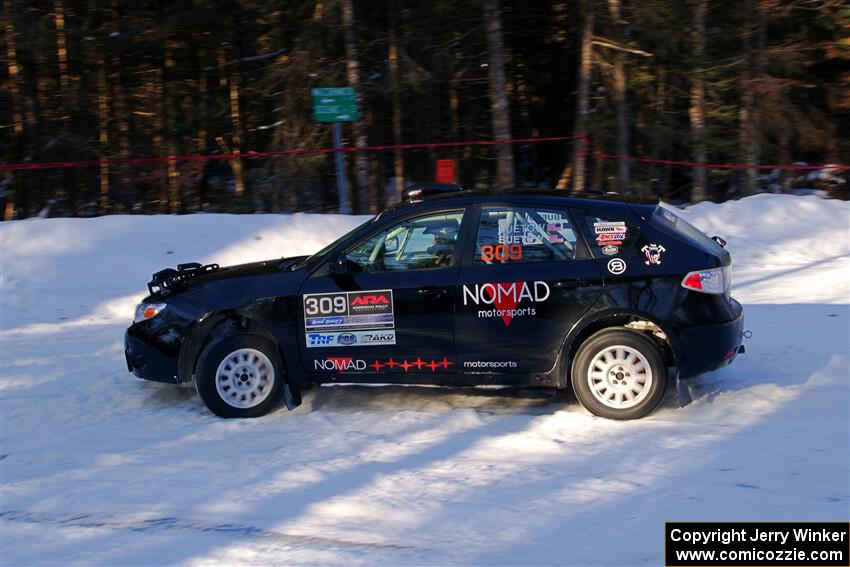Erik Buetow / Jordan Buetow Subaru Impreza on SS15, Agren-Hunters II.