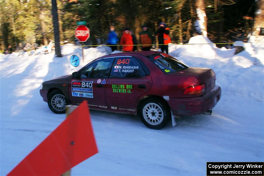 Naoki Ishibashi / Trevor Haight Subaru Impreza on SS15, Agren-Hunters II.
