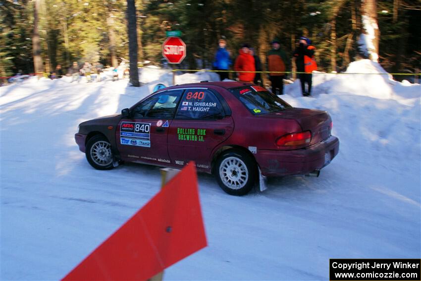 Naoki Ishibashi / Trevor Haight Subaru Impreza on SS15, Agren-Hunters II.