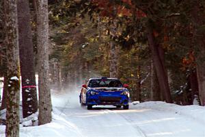 Santiago Iglesias / R.J. Kassel Subaru BRZ on SS15, Agren-Hunters II.